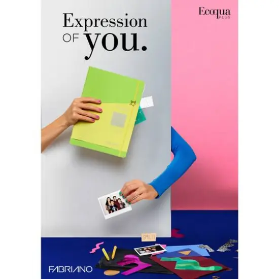 Fabriano&reg; Ecoqua Plus Dotted A4 Hidden Spiral-Bound Notebook Navy {5}