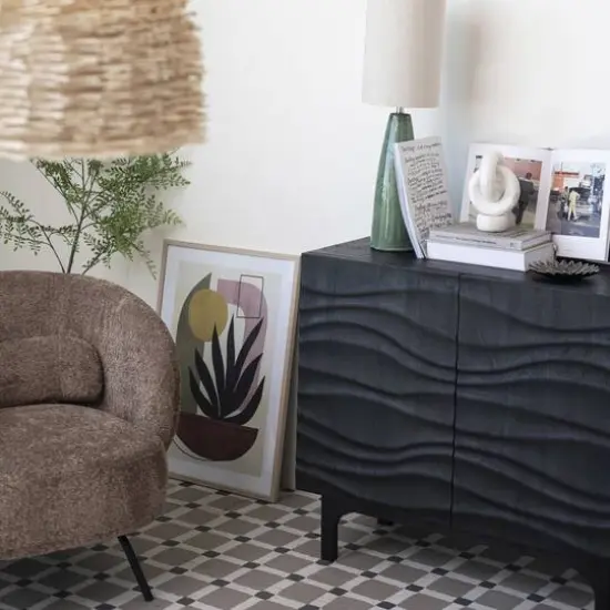 Hello Honey&reg; 8" White Decorative Marble Chain Link Taper Candle Holder {4}