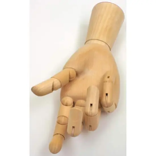 Art Alternatives 12" Articulated Wooden Right Hand {3}