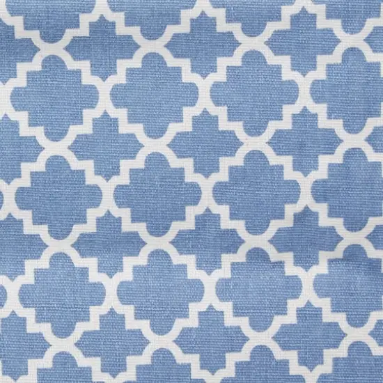 DII&reg; Extra Large Lattice PE-Coated Cotton Polyester Laundry Bin, 2ct. French Blue {6}