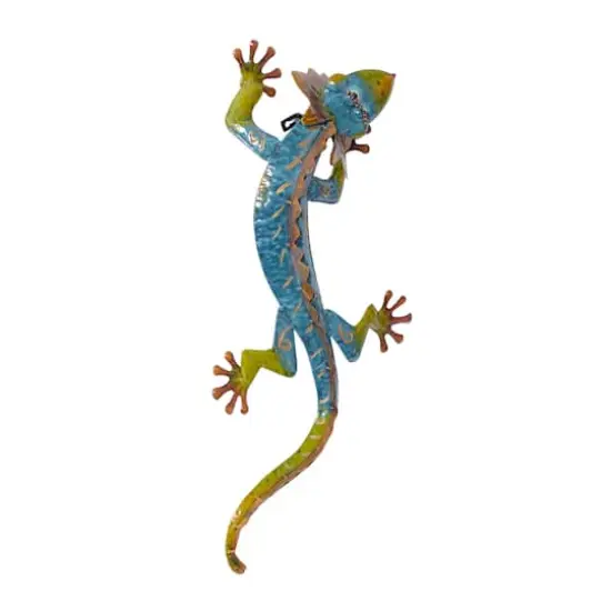 Green Metal Eclectic Wall Decor, 28" x 5" {3}