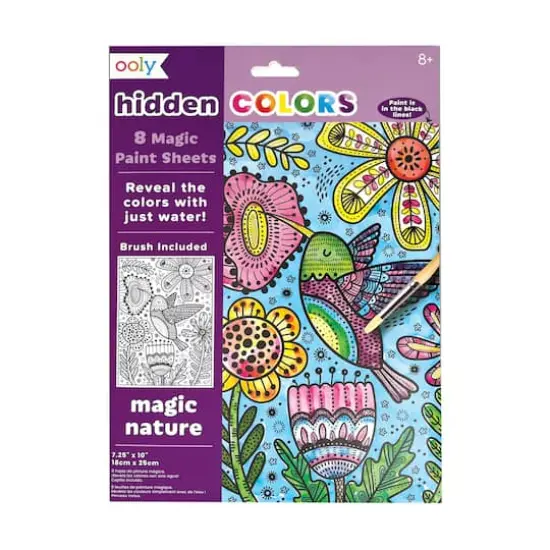 OOLY Hidden Colors Magic Nature Magic Paint Sheets {1}