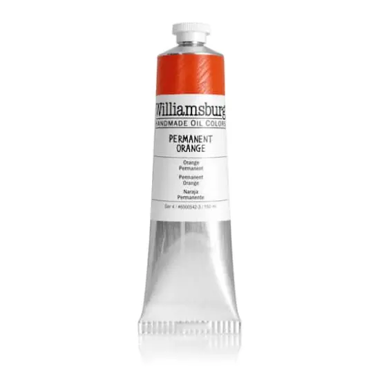 Williamsburg&reg; Artist Oil Colors, 150mL Permanent Orange {1}