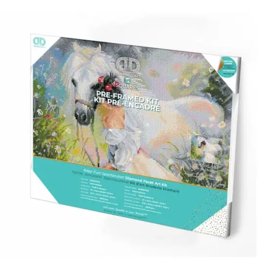 Diamond Dotz® Intermediate Field of Dreams Pre-Framed Diamond Painting Kit {4}