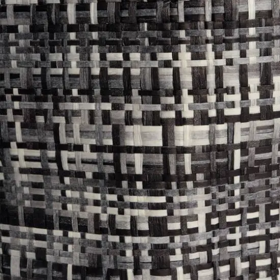 DII&reg; Large Tweed Rectangle Woven Paper Storage Bin Black {6}