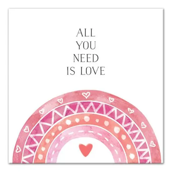 All You Need Is Love Canvas Wall Art {2}