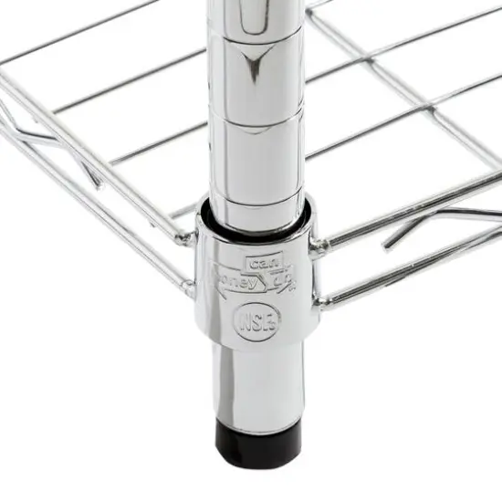 Honey Can Do Chrome 4-Tier Heavy-Duty Adjustable Shelving Unit {10}