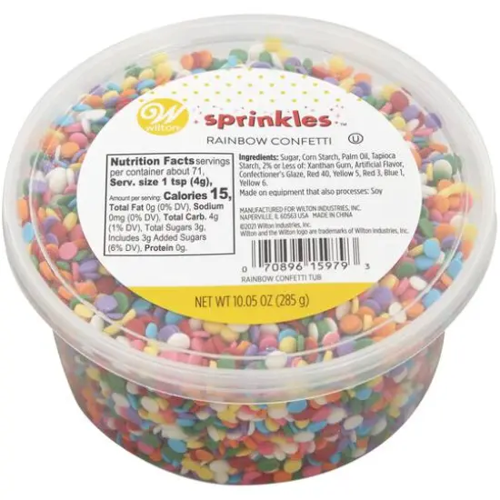 Wilton&reg; Rainbow Sprinkles Tub {1}