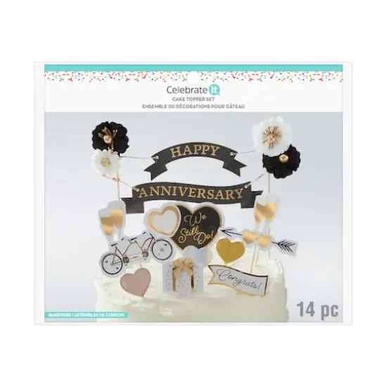 Happy Anniversary Cake Topper Set by Celebrate It&trade; {4}