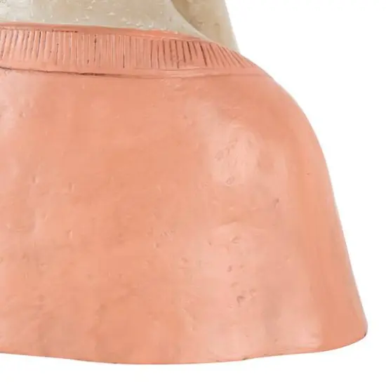 17" Woman Bust Planter with Succulent Crown {6}