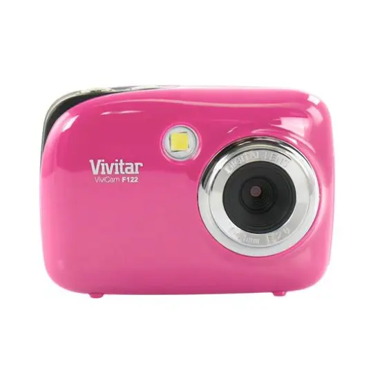 Vivitar Vivicam Pink F122 14.1 Megapixel Digital Camera {1}