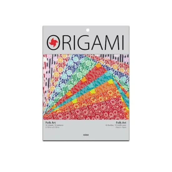 Yasutomo Folk Art 6'' Origami Paper, 40 Sheets {1}