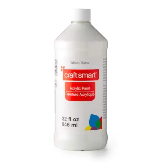 32oz. Acrylic Paint by Craft Smart&reg; White {1}