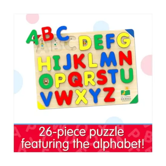 Lift & Learn Puzzle - ABC: 26 Pcs {5}