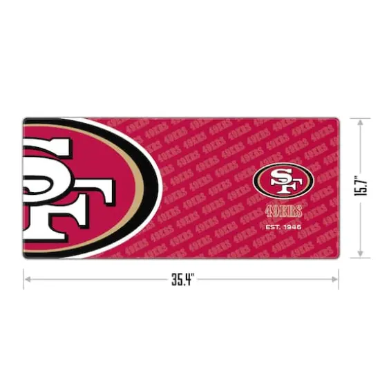 Logo Series Desk Pad San Francisco 49ers {4}