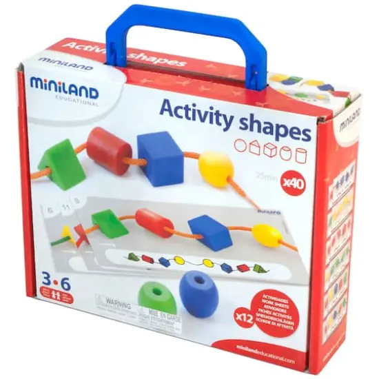 Miniland Activity Shapes: Giant Beads and Laces {1}