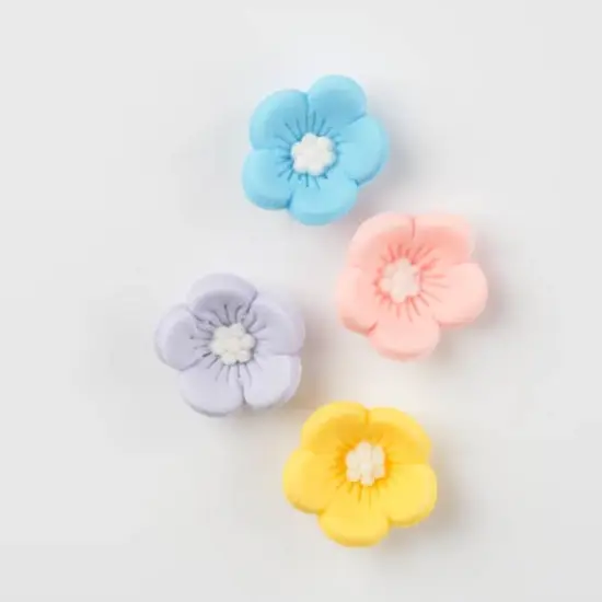PME Cake Sweet Street&reg; Pastel Flowers Icing Decorations {1}