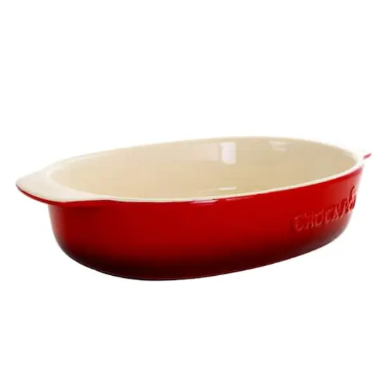 Crock-Pot 2.5qt. Red Stoneware Bake Pan {5}