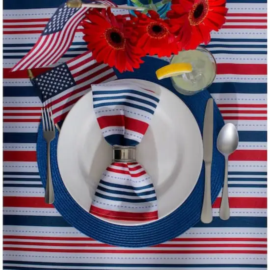 DII&reg; Patriotic Stripe Outdoor Napkin, 6ct. {5}