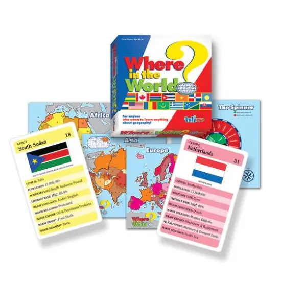 Where in the World? Board Game {3}