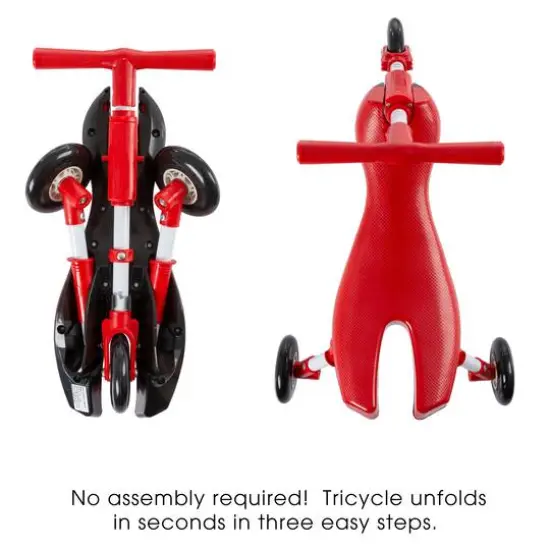 Toy Time Red Glide Tricycle {4}