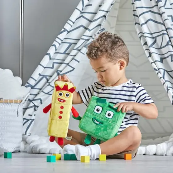 hand2mind&reg; Numberblocks 3 & 4 Playful Pals Plush Set {6}