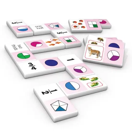 Junior Learning&reg; Match & Learn Fraction Dominoes {1}