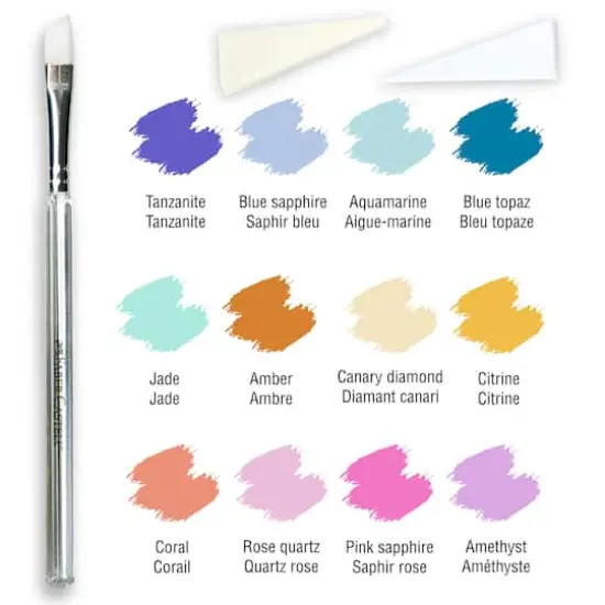 Faber-Castell&reg; Watercolor & Mixed Media Art Crayon Set Iridescent II {3}