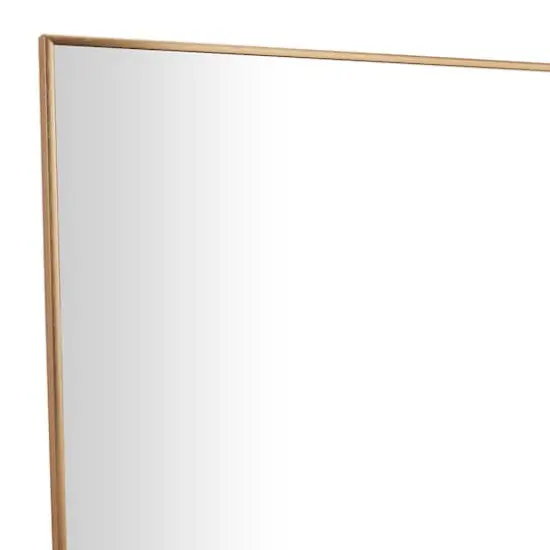 Gold Metal Glam Wall Mirror, 30" x 1" x 47" {4}