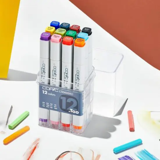 Copic Classic 12 Color Basic Marker Set {2}