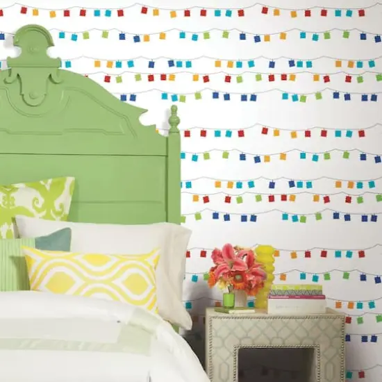 RoomMates Lanterns Peel & Stick Wallpaper Primary {4}