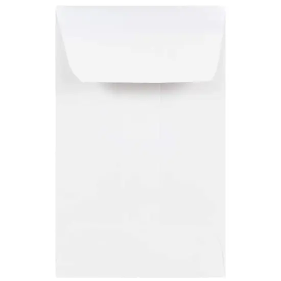 JAM Paper 2.25" x 3.5" White Coin Envelopes {1}