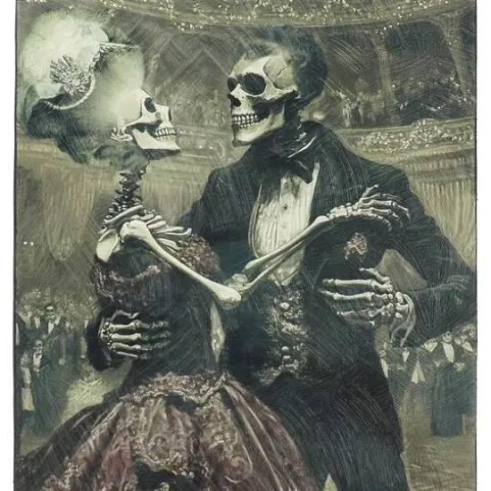 14" Dancing Skeleton Couple Wall Art by Ashland&reg; {3}