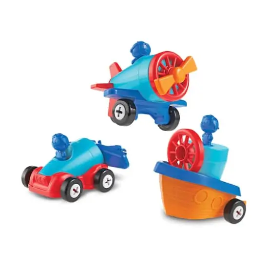 Learning Essentials - 1-2-3 Build It! Car-Plane-Boat {3}