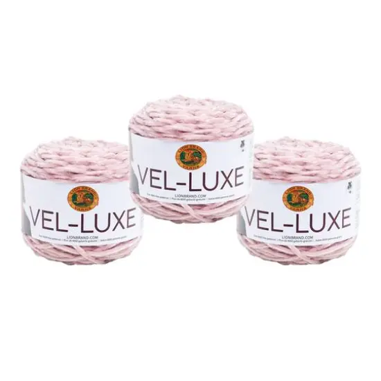 3 Pack Lion Brand&reg; Vel-Luxe Yarn Lilac {2}