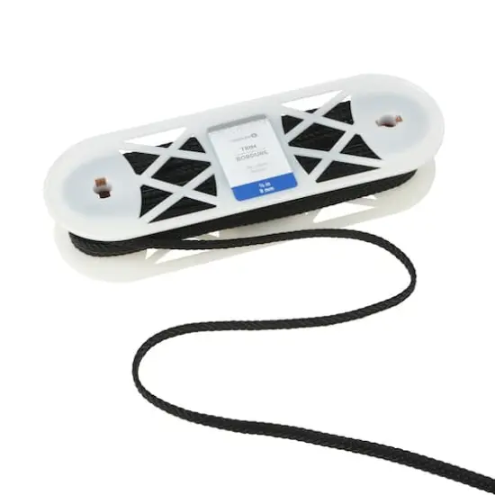 3/8" Braided Faux Leather Trim by Celebrate It&reg; Black {3}