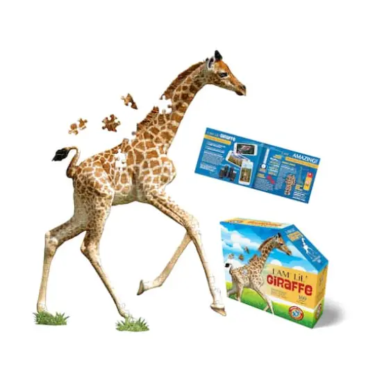 Madd Capp&trade; I Am&trade; Lil' Giraffe Animal-Shaped 100 Piece Jigsaw Puzzle {3}