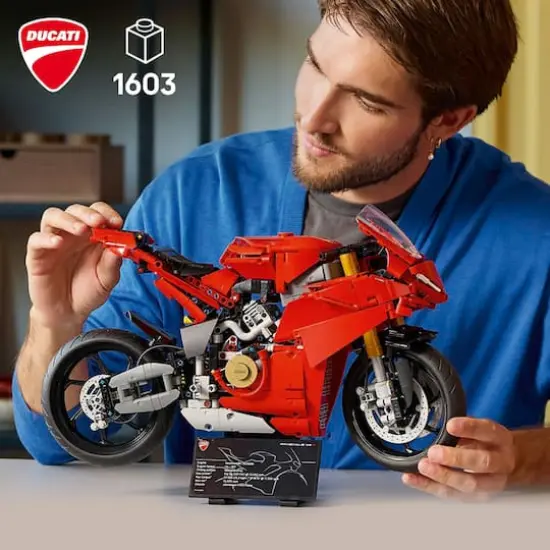 LEGO&reg; Technic&trade; Ducati Panigale V4 S Motorcycle Model Building Set 42202 {5}