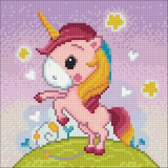 Crafting Spark Playful Unicorn Diamond Painting Kit {1}