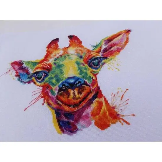 Oven Giraffe Cross Stitch Kit {7}