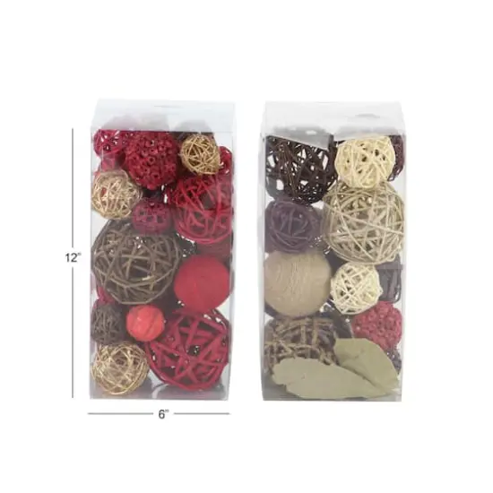 Multicolor Dried Floral Country Orb Vase Filler, 2ct. {7}