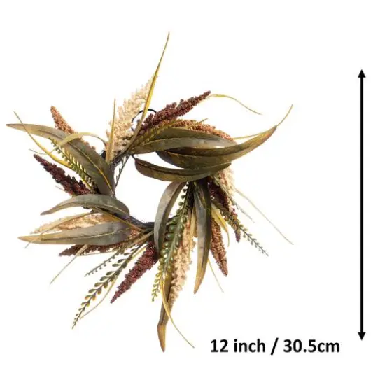 12" Mixed Heather Mini Wreath by Ashland&reg; {4}