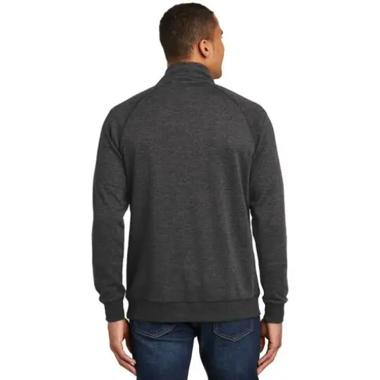 District&reg; 1/4 Zip Lightweight Fleece Heathered Black {6}