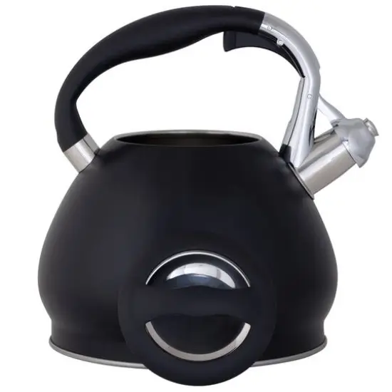 Kitchen Details 3.4L Stainless Steel Tea Kettle Black {9}