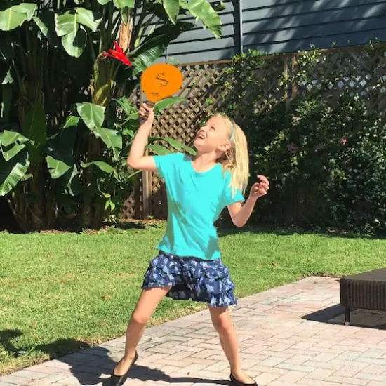 Funsparks&reg; Jazzminton&reg; Standard Paddle Ball Game {10}