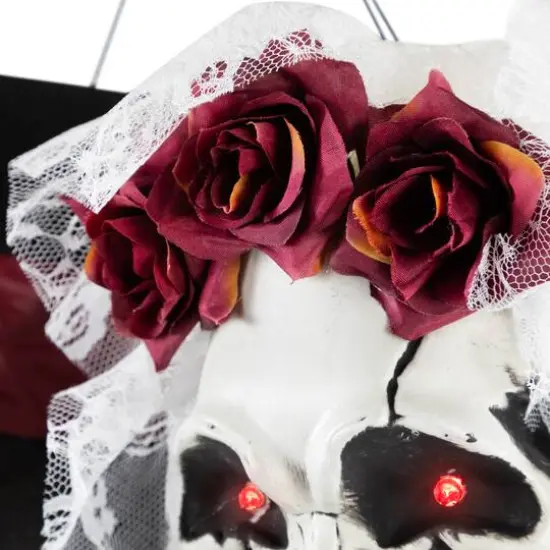 47" Lit Vampire Couple with Sound Halloween Decoration  {7}