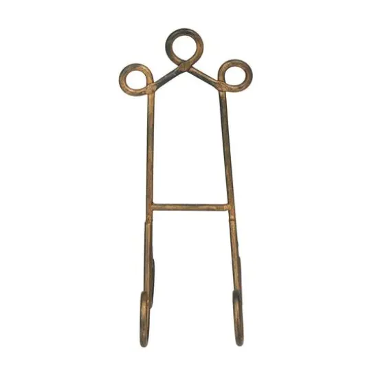 16" Gold Metal Traditional Easel {8}