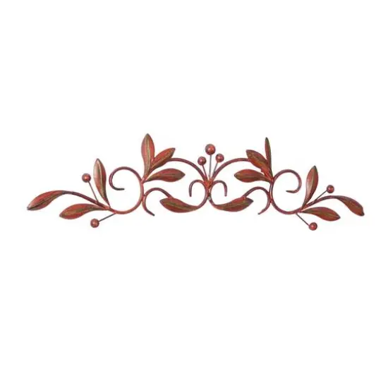 30" Dark Brown Traditional Floral Wall D&eacute;cor {9}