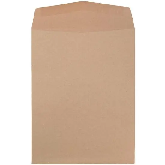 JAM Paper 9" x 12" Brown Kraft Open End Catalog Premium Envelopes {3}
