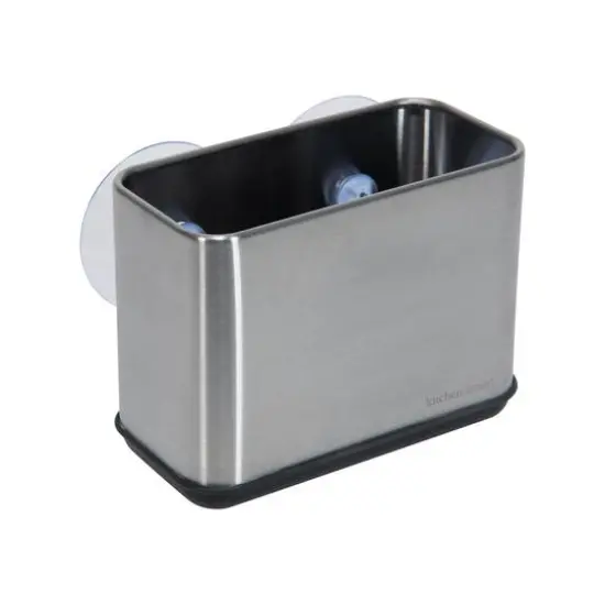 Kitchen Details Suction Sink Caddy Stainless Steel {2}